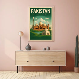 Pakistan Land of Heritage Beauty Poster