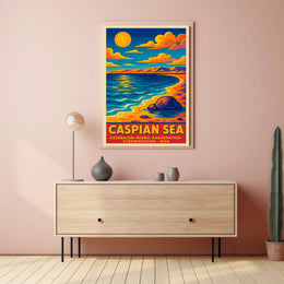 Caspian Sea Poster