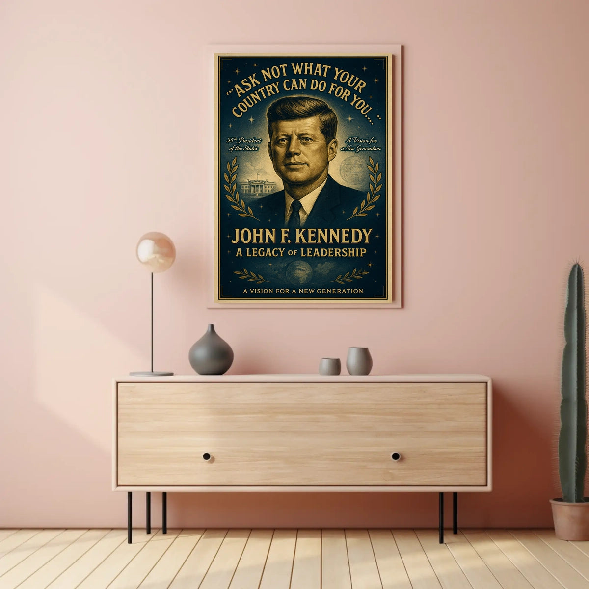 Leadership Legacy: Vintage Presidential Inspiration Poster
