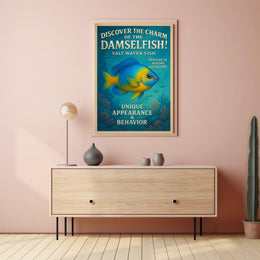 Discover the Charm of the Damselfish Poster