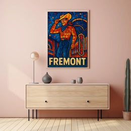 Fremont Cowboy Poster