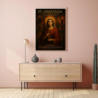 St. Anastasia: The Flame of Faith Cultural Poster PosterGoat