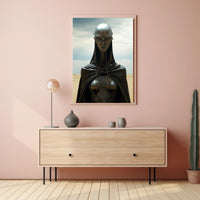 Futuristic Sentinel Poster