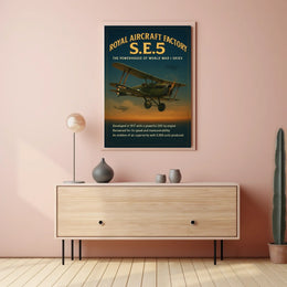 S.E.5 The Powerhouse of World War I Skies Poster