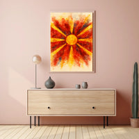 Radiant Sunburst Poster