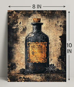 Vintage Potion Bottle Vintage Poster
