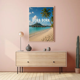 Bora Bora Tropical Paradise Travel Poster PosterGoat