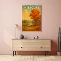 Missouri Autumn Landscape Poster