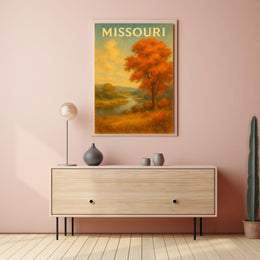 Missouri Autumn Landscape Poster