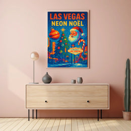 Las Vegas Neon Noël Poster