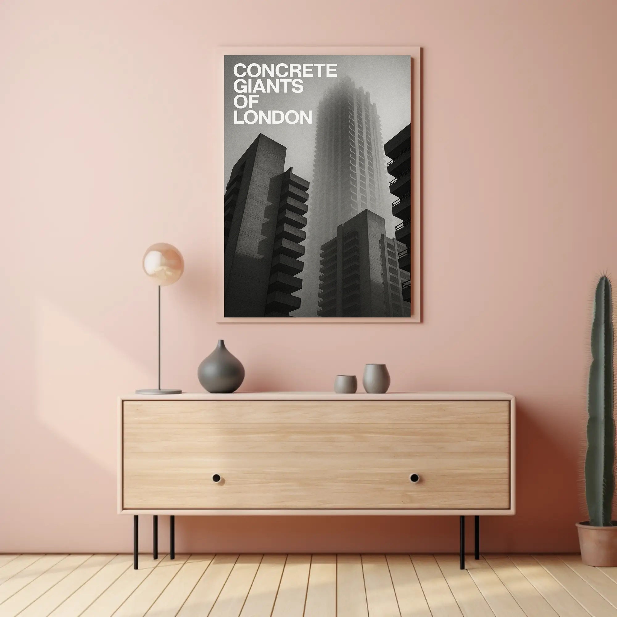 Concrete Giants of London Urban or Cityscape Poster