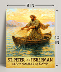 St. Peter the Fisherman Poster PosterGoat