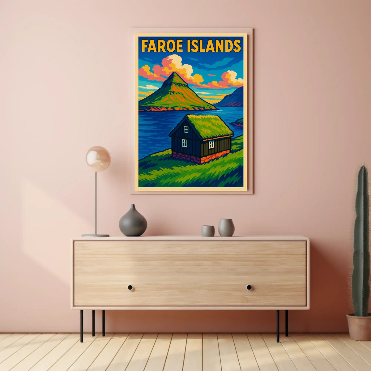 Faroe Islands Scenic Poster