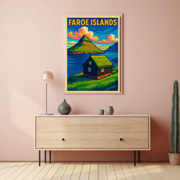 Faroe Islands Scenic Poster