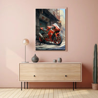 Urban Motorcycle Dream Poster PosterGoat