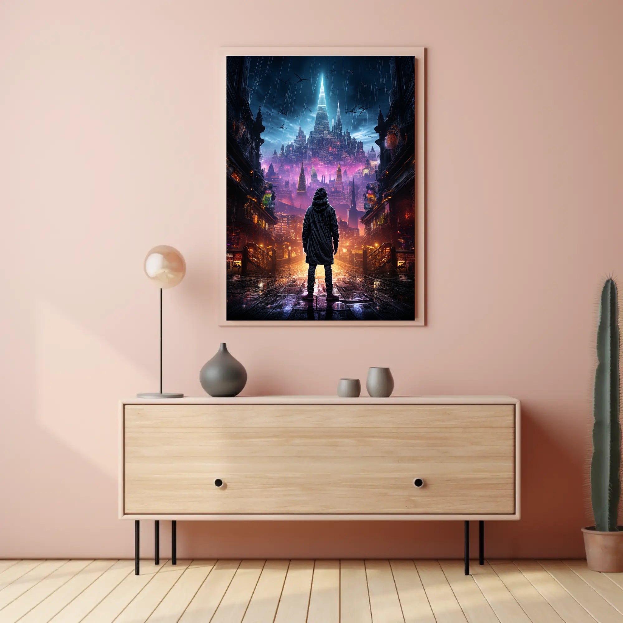 Journey To The Neon City Poster