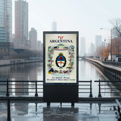 Fly to Argentina Poster