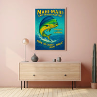 Mahi-Mahi Salt Water Marvel Poster