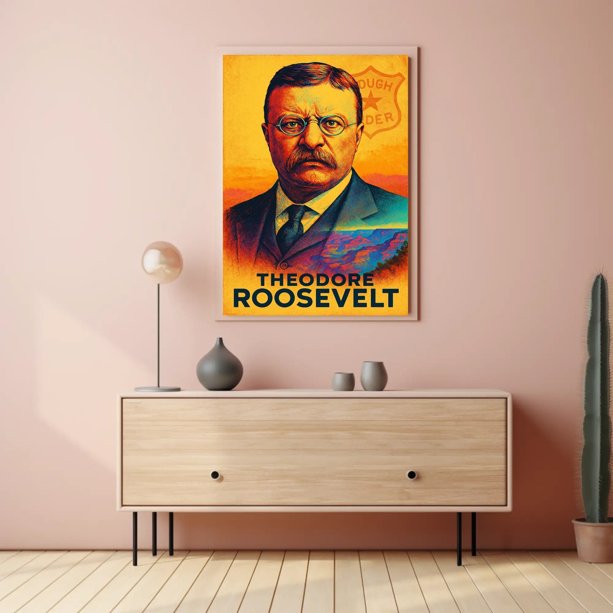 Rough Rider Bold Art Historical or Presidential Poster