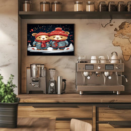 Winter Wonderland Bears Poster