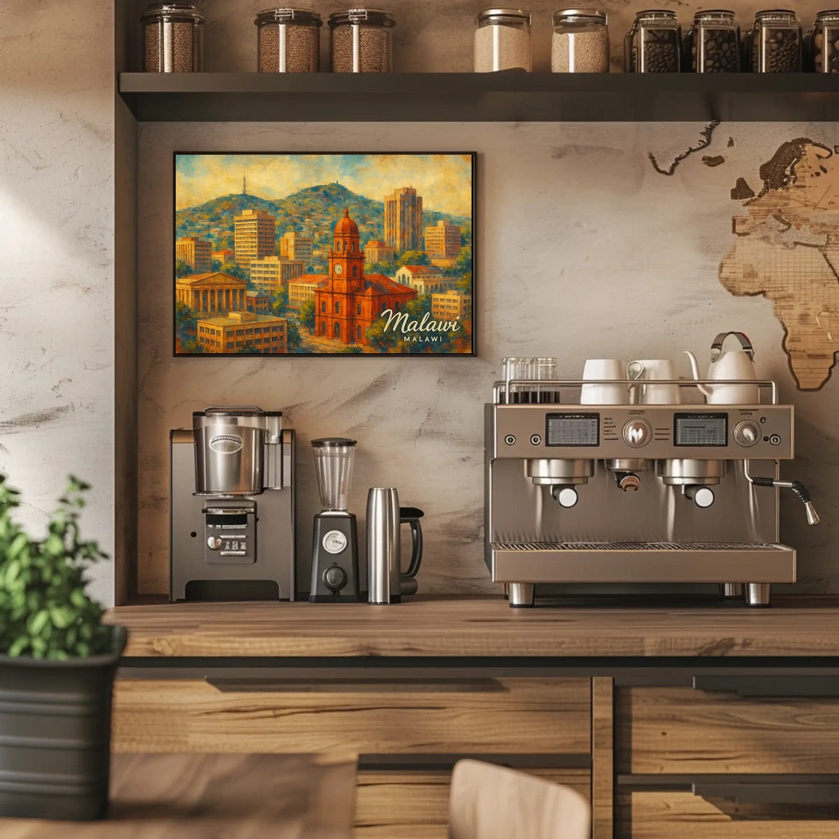 Malawi Scenic View Photography Realism Wanderlust Poster