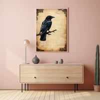 The Watchful Raven Poster