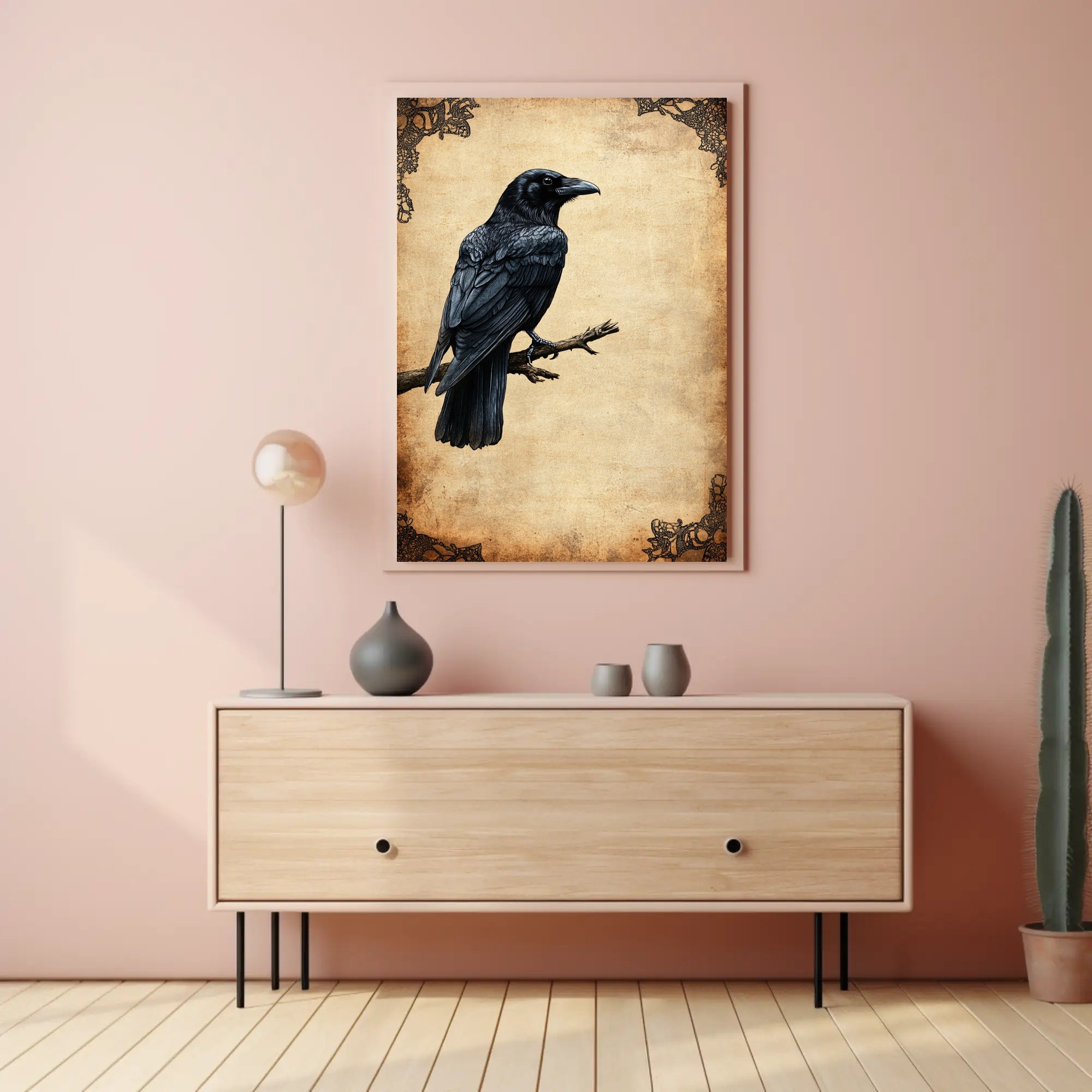 The Watchful Raven Poster