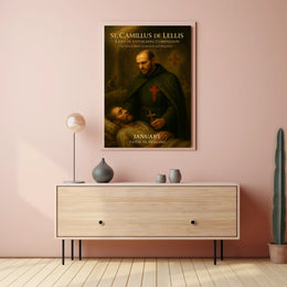 St. Camillus de Lellis Patron of the Sick and Hospitals Poster