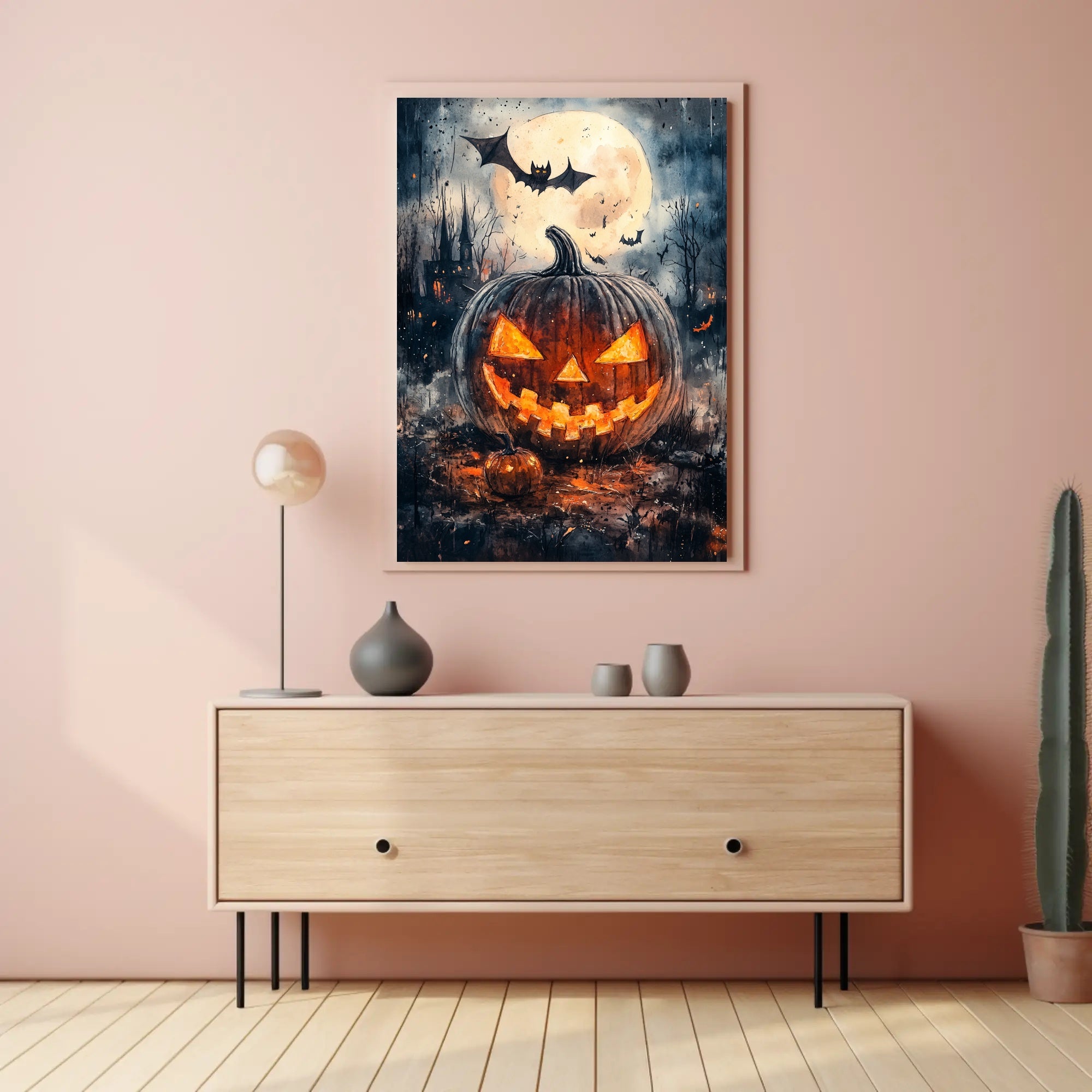 Haunted Halloween Night Poster