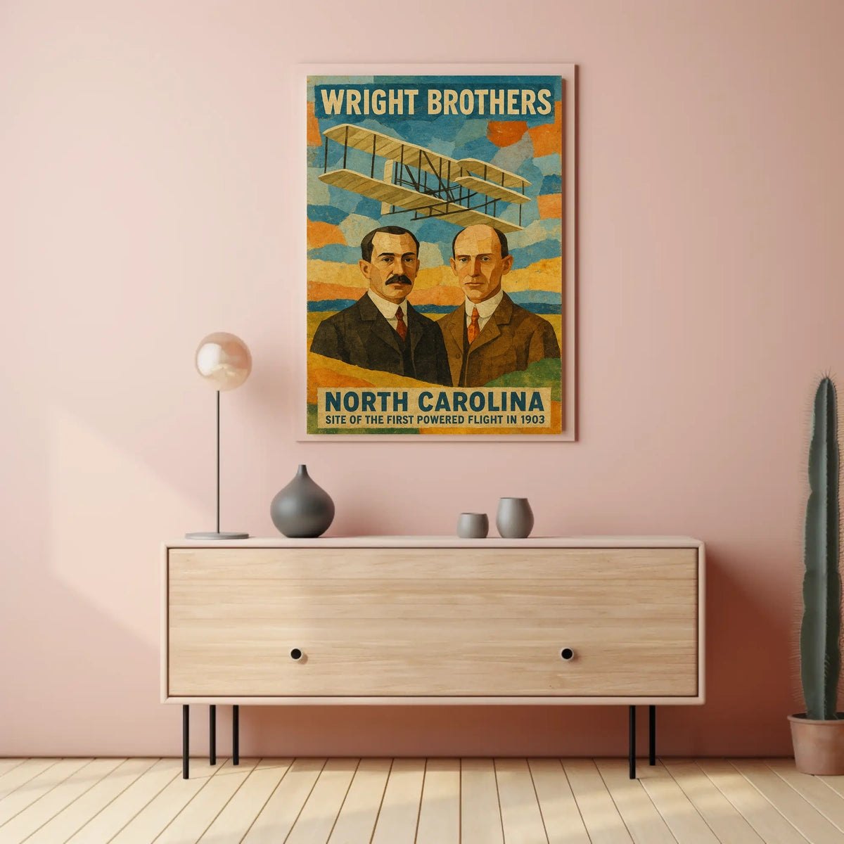 Wright Brothers Pioneers Of Flight Poster