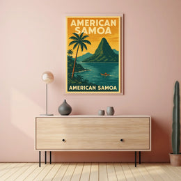 American Samoa Travel Poster