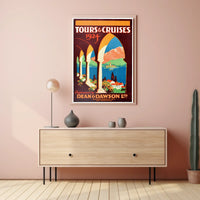 Tours Cruises 1924 Poster