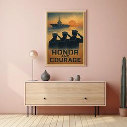 Honor And Courage Poster
