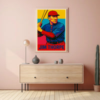 Jim Thorpe Legendary Athlete Poster