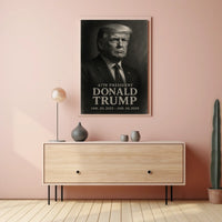 Donald Trump 47Th President Iconic Scenic Portrait Art Patriotic Decor Lovers Wanderlust Spirit Poster