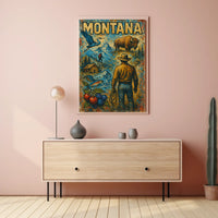 Montana Wilderness Adventure Poster