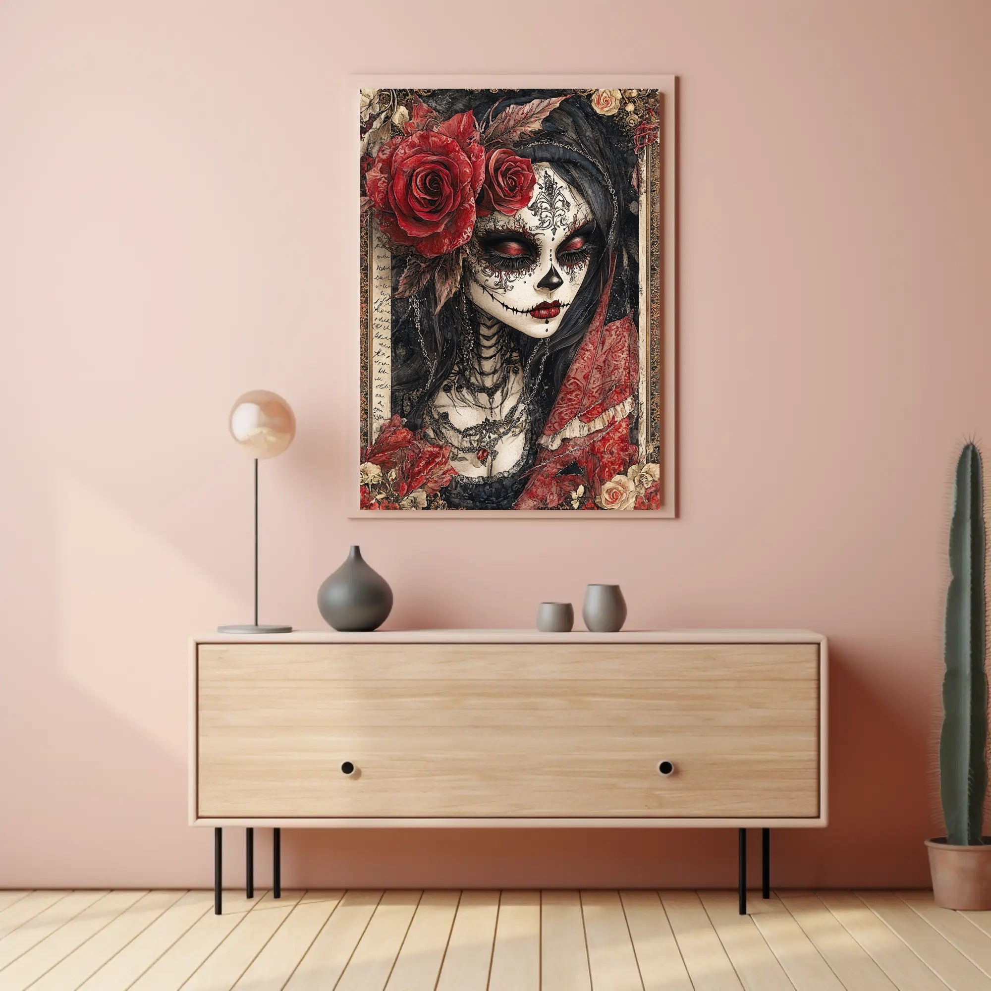 Day Of The Dead Elegance Poster