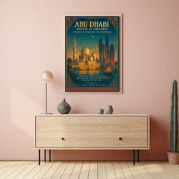 Abu Dhabi Oasis of Dreams Poster