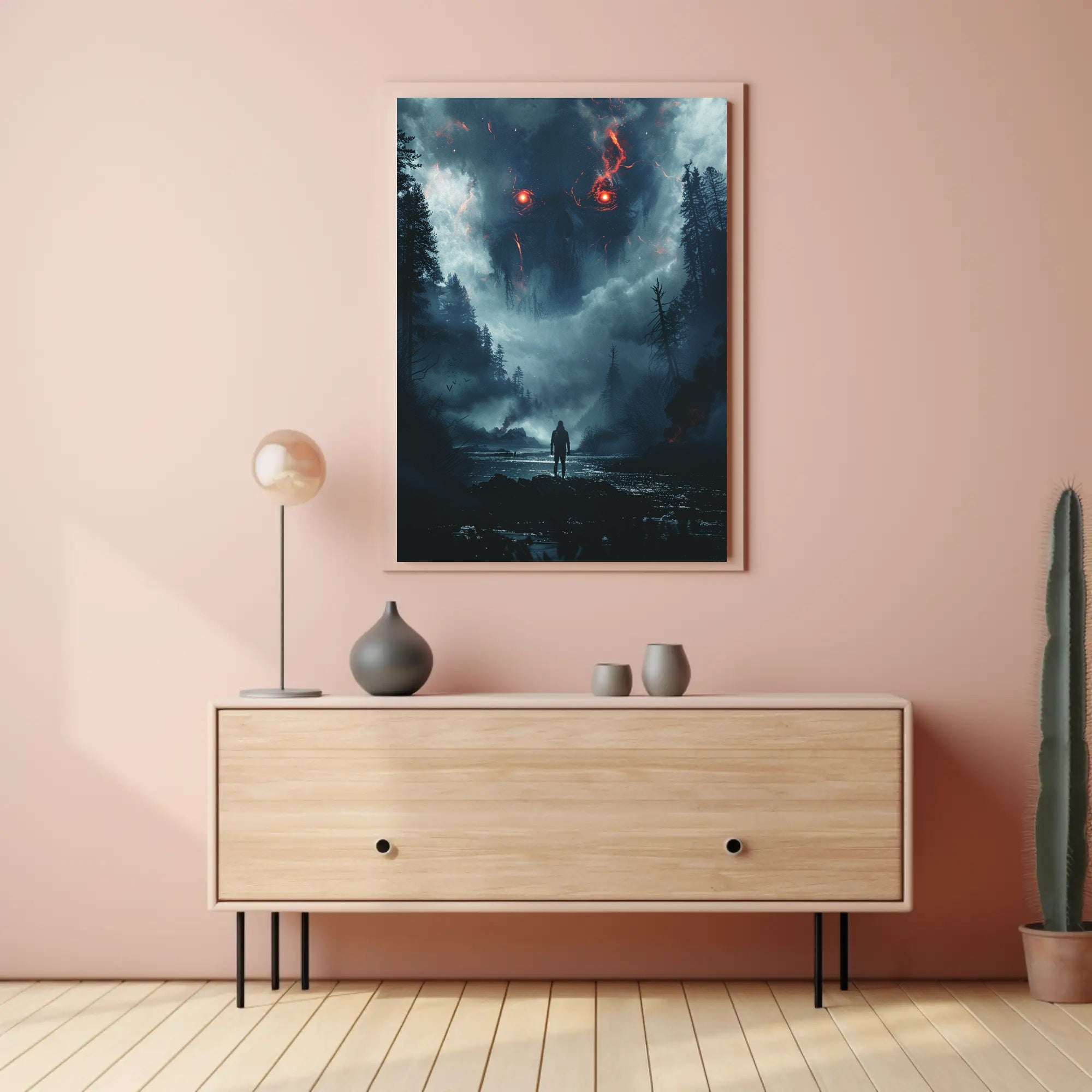 Aurora Borealis Lighthouse Dreamscape Night Sky Poster PosterGoat