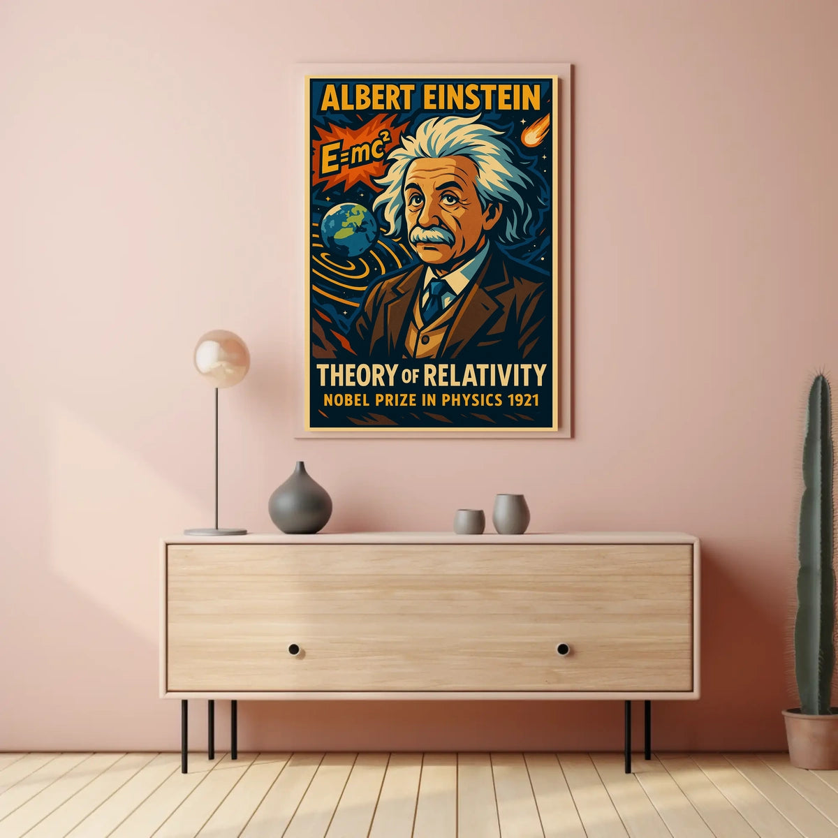 Albert Einstein Theory Of Relativity Poster