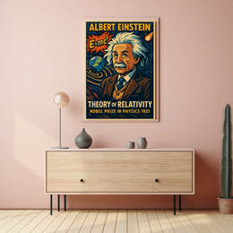 Albert Einstein Theory Of Relativity Poster