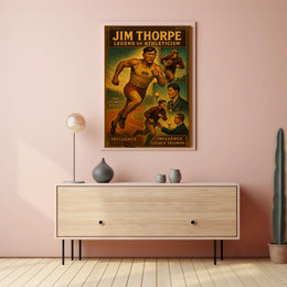 Jim Thorpe Celebrating a Sports Legend Poster