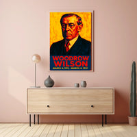 Woodrow Wilson Presidential Term Poster