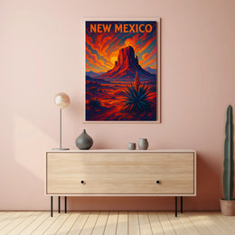 New Mexico Sunset Poster