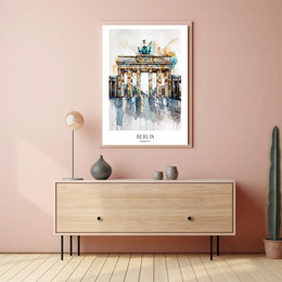 Berlin, Germany Artistic Impression Poster