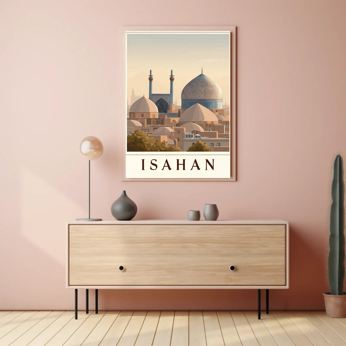 Isfahan Architectural Beauty Poster