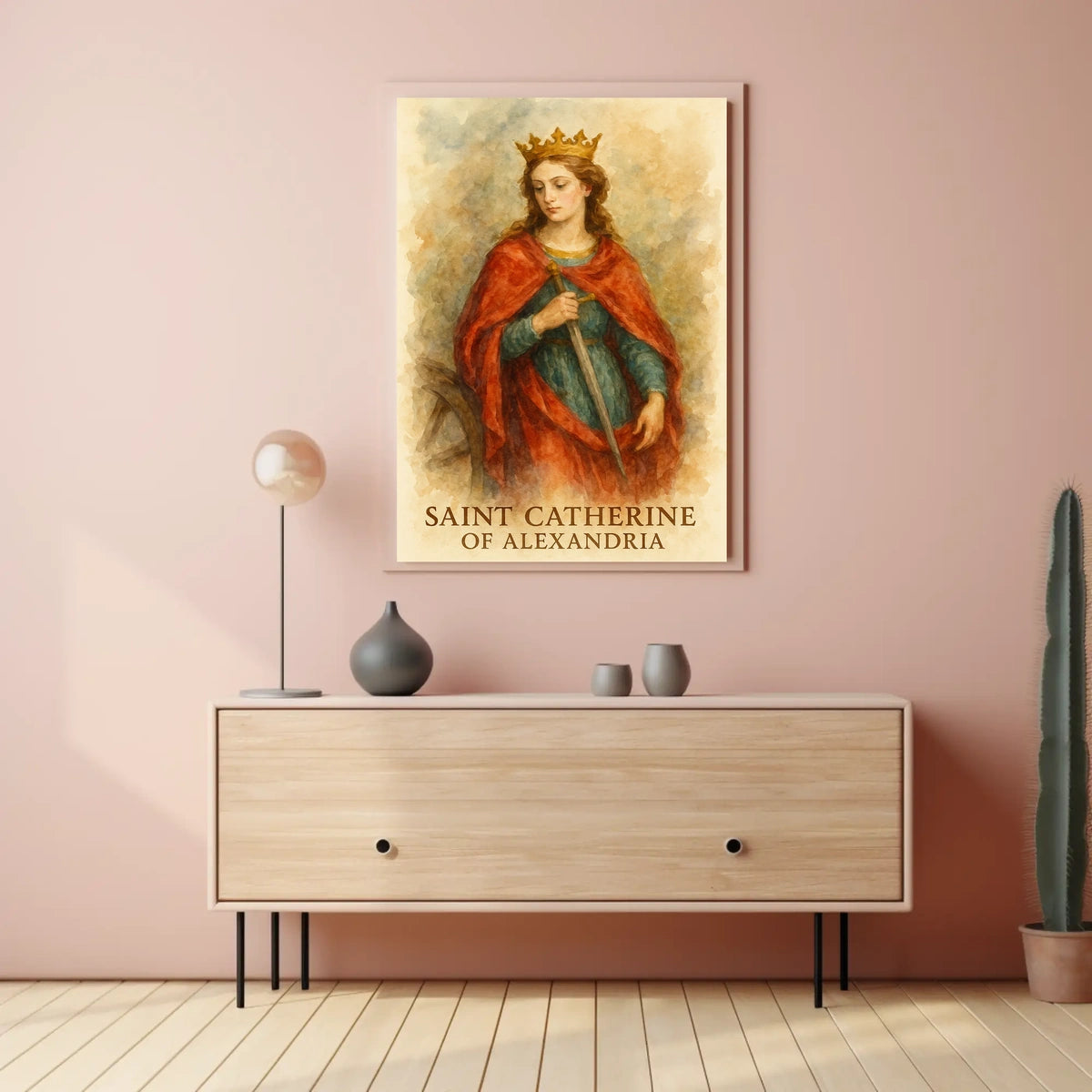Saint Catherine of Alexandria Poster