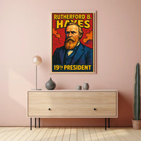 Rutherford B Hayes 19th President Poster Wall Art Decor