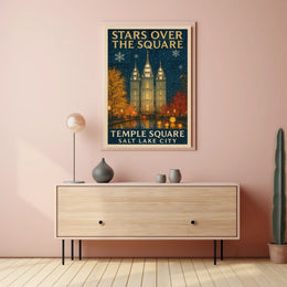 Stars Over Temple Square Poster