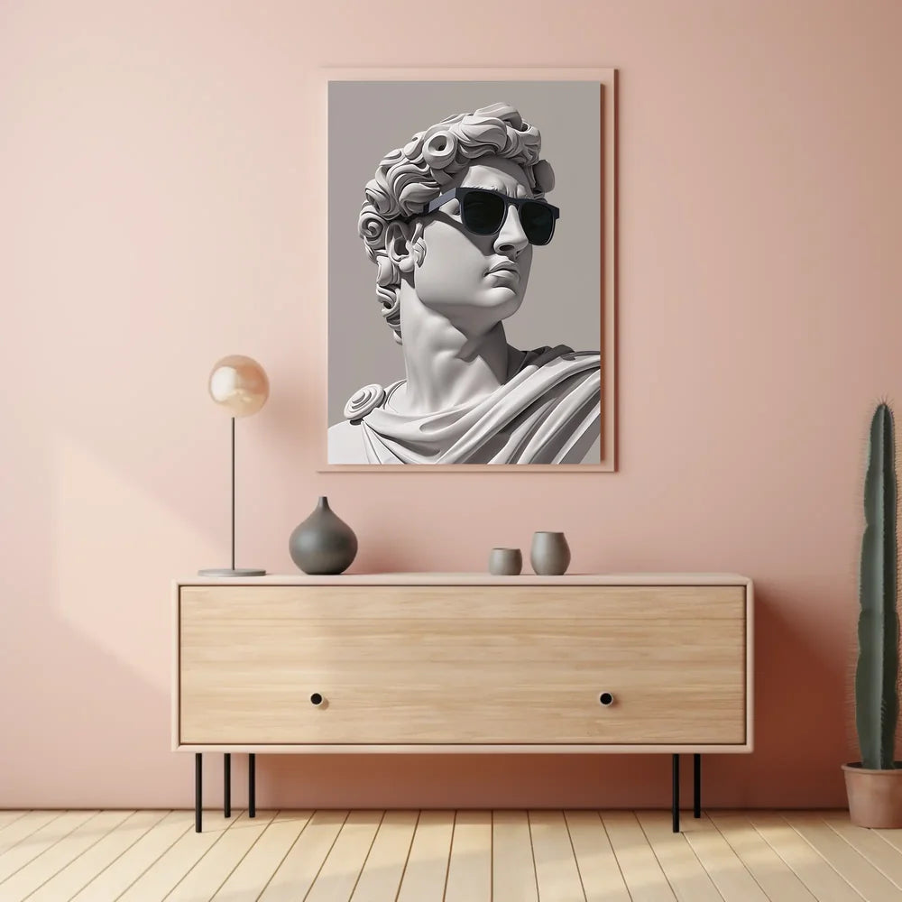Vintage Era Cultural Symbols Art Poster
